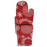 CHRISTMAS RED Küchen-Dreierset - Topflappen, Handschuh, Küchentuch