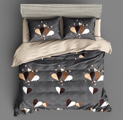 Francúzske posteľné obliečky ADEL GRAY 200x220cm